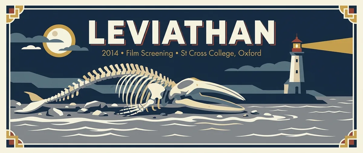 Leviathan (2014) film screening poster
