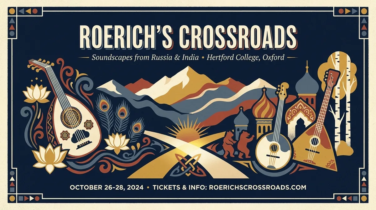 Roerich's Crossroads concert poster