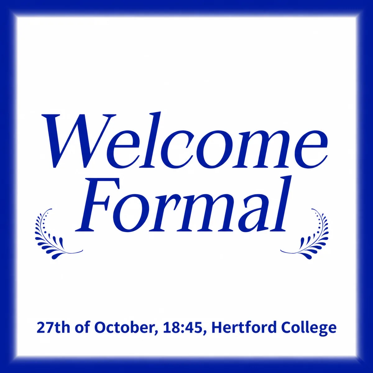 Original poster: drinks reception from 18:45 for tickets including drinks; dinner begins at 19:15.